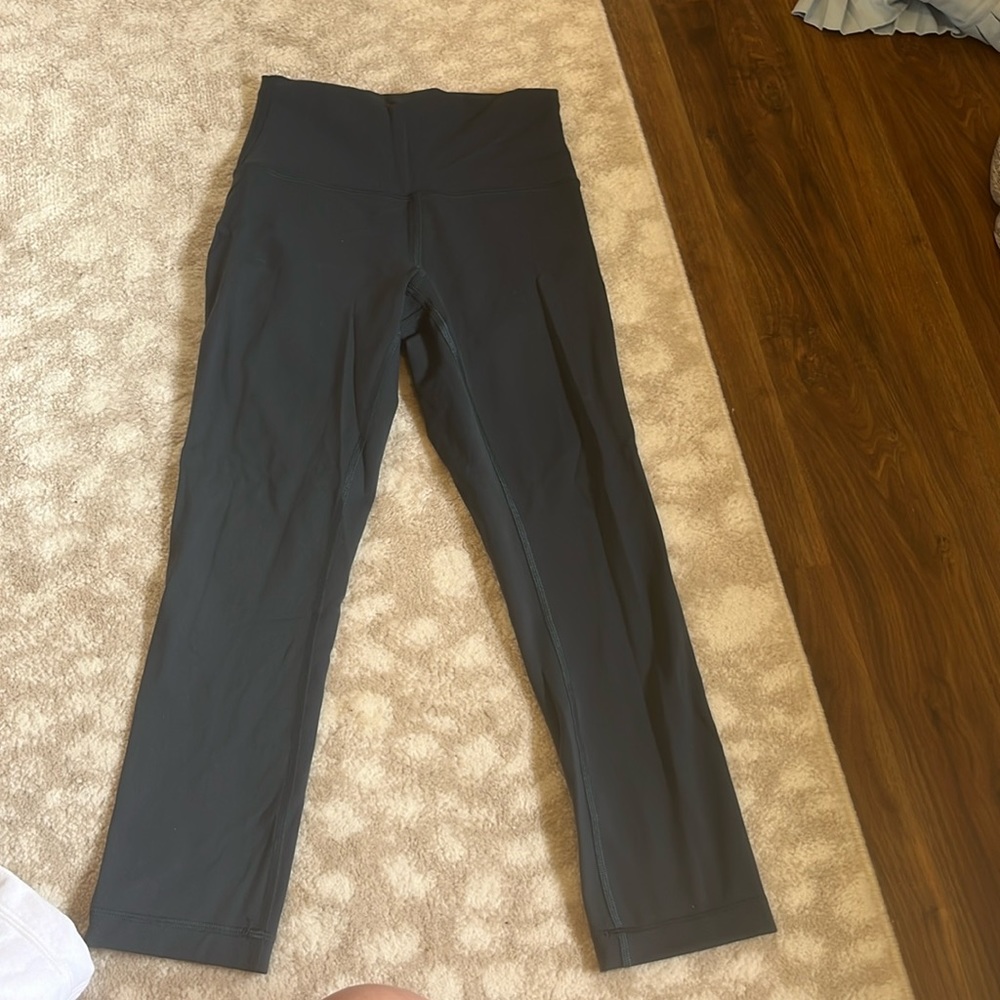 TEAL Lululemon Wunder Under Leggings